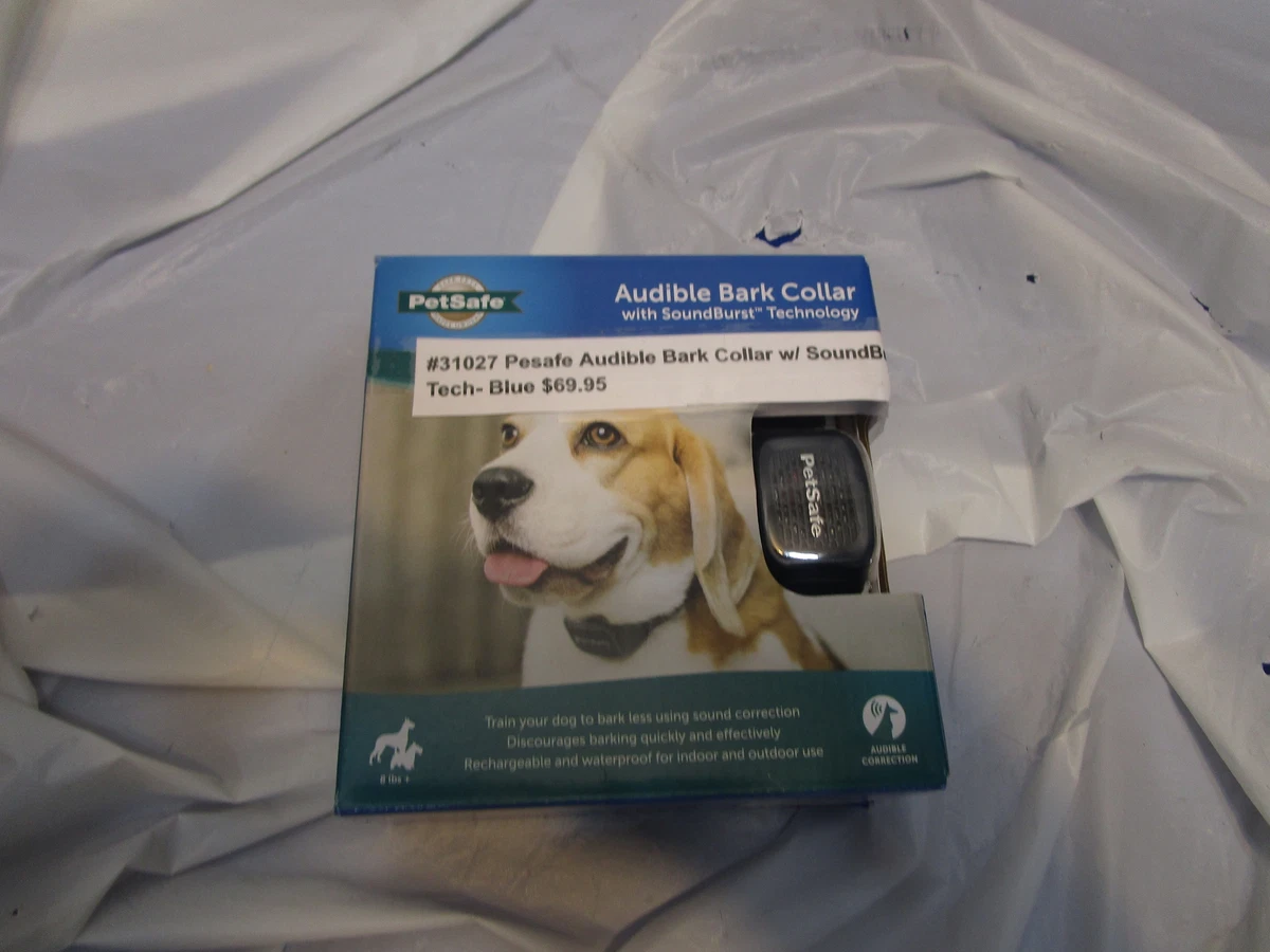 Pesafe Audible Bark Collar w/ SoundBurst Tech- Blue | eBay