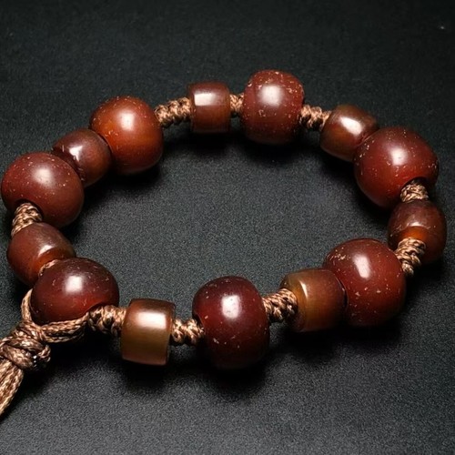 Tibetan Natural Agate Beads Bracelet Amulet Magic Power Good luck bracelet - Picture 6 of 9