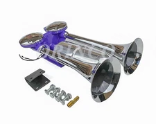 ROOF MOUNT TRAIN AIR HORN WITH POWERFUL ECHO SOUND FOR OVER ROAD VEHICLE & BOATS
