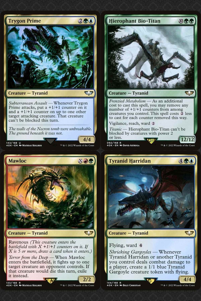 mtg swarmlord commander deck Magic the Gathering Deck Box - Warhammer 40,000