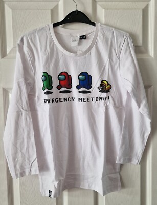 Brandneu Langarmshirt ''Among Us'' Alter 9-10 Jahre