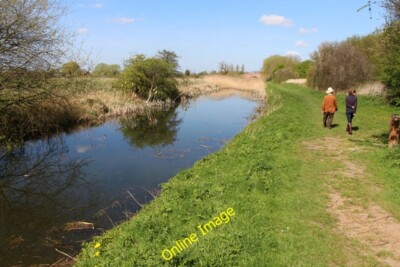 Foto 6x4 Blick stromabwärts von Schleuse 15, Grantham Canal Stenwith Stenwith c2014