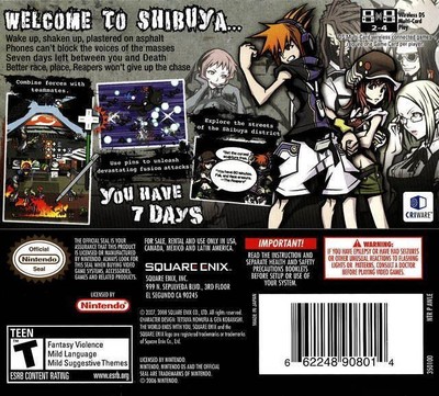 The World Ends With You - Nintendo DS [DSi Enix Japanese Action 