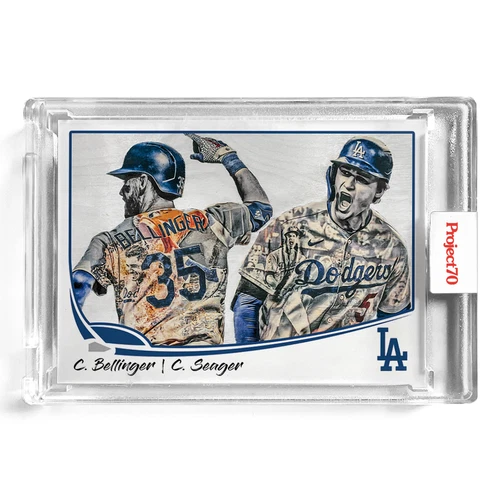 Topps Project 70 Card 104 - 2013 Corey Seager / Cody Bellinger by Lauren Taylor