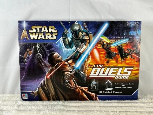 Star Wars Epic Duels Board Game 2002 Vintage Hasbro Complete W/ All Pieces Rare