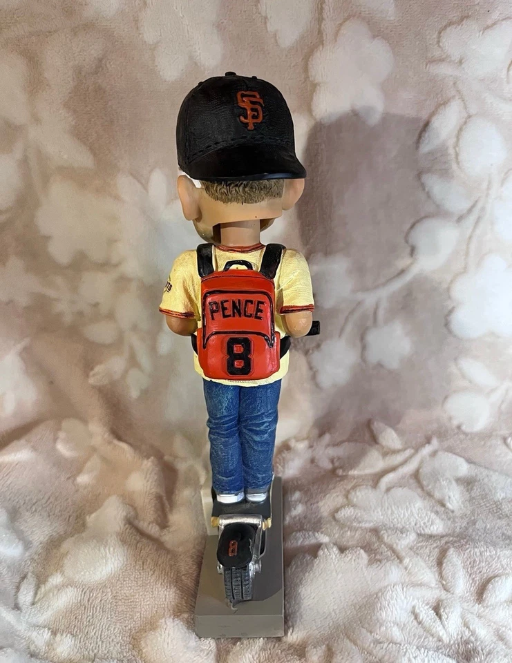 SF Giants Hunter Pence on a Scooter Bobble Head - Image 4 of 4