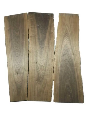 3x Walnussholz Nussbaumholz 84x15-26cm x 18mm #F3 - Bild 1 von 4