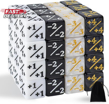 48 Pieces MTG Dice Counters Token Dice, Magic the Gathering Glitter Sparkle, Loy