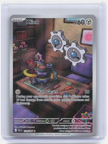 Klink 139/086 Holo Illustration Rare Black Bolt Pokemon Near Mint