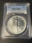 1991 P Bullion Silver Eagles PCGS MS-69 Silver Eagle