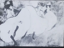 The Cancan, Pablo Picasso, Magic Lantern Glass Slide
