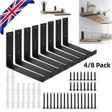 Heavy Duty Shelf Bracket 4/8 Pack for Scaffold Board Industrial 200/250/300mm UK