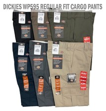 Dickies Men's WP595 Flex Regular Fit Cargo Pants Straight Leg Work Pants