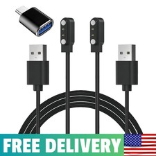 VeryFit Smart Watch Charger, 2-Pack/3.3FT Magnetic Charging Cable For Veryfit