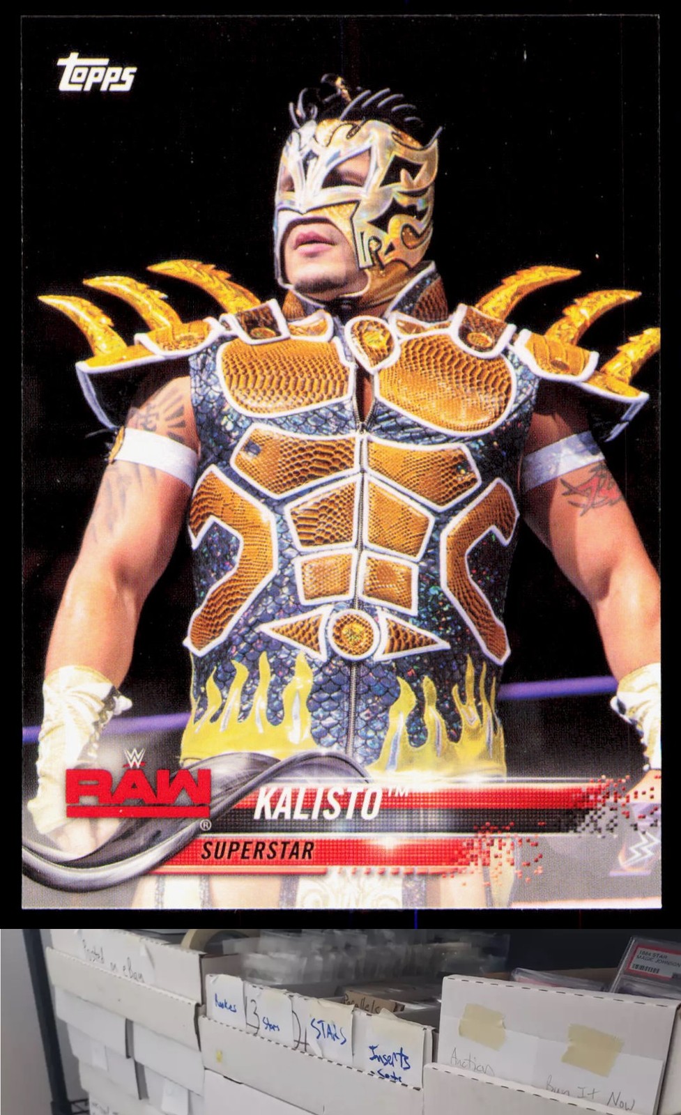 2018 Topps WWE Then Now Forever #139 Kalisto - CA