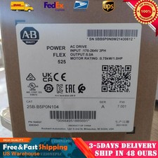 Allen-Bradley 25B-B5P0N104 Powerflex 525 1HP Drive 25BB5P0N104 NEW AND SEALED