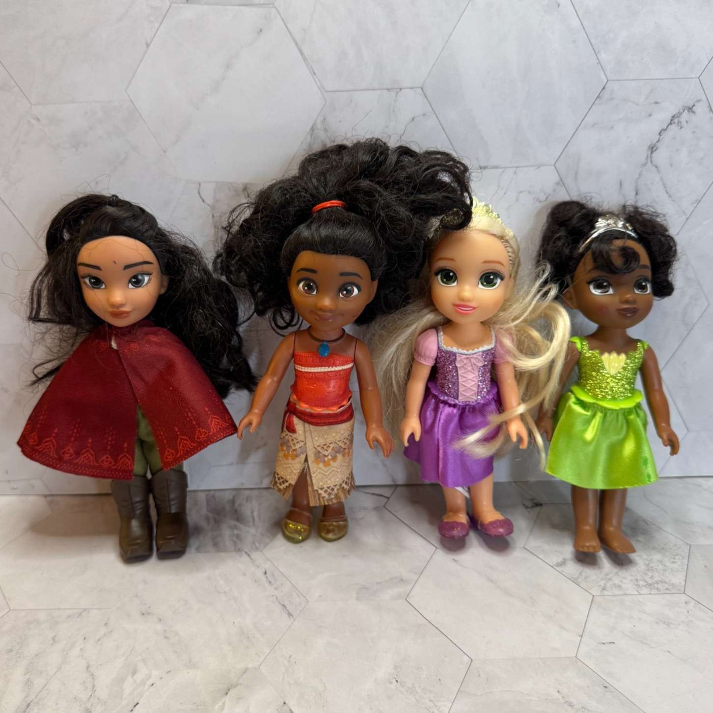 Raya Moana Rapunzel Tiana