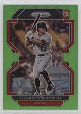 2022 Panini Prizm Lime Green Prizm 104/125 Stuart Fairchild #68 0su2