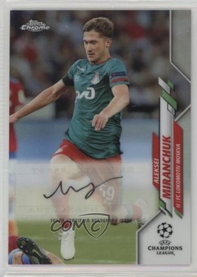 2019-20 Topps Chrome UEFA Champions League Aleksei Miranchuk #CA-ALM Auto pe8