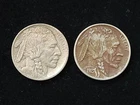 1913 & 1913-D Type 1 Buffalo Nickels NICE!