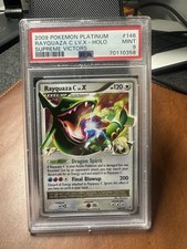 Pokemon TCG Supreme Victors Rayquaza C LV.X Holo 146/147 PSA 9 (2009) on eBay