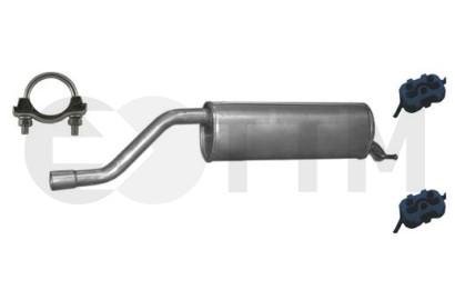 Silencieux arriere Opel Corsa D 1.3 75cv pot echappement terminal diesel 2006 2007 2008