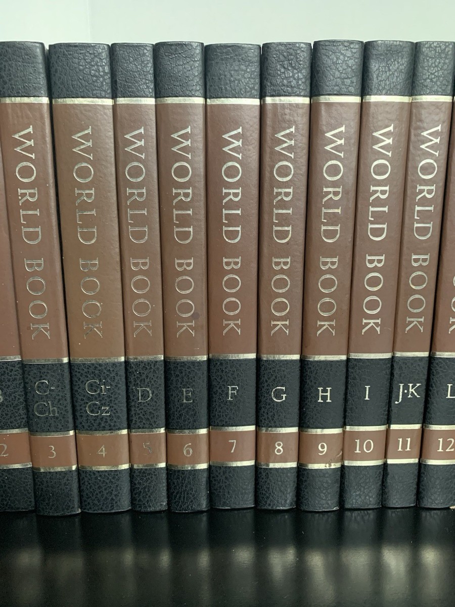 Complete Set 22 Pc Vintage World Book Encyclopedia 1977 A-Z Plus