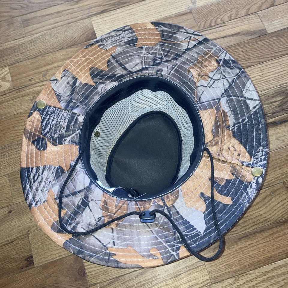 Outdoor hunting/fishing Breathable 100% polyester wide brimmed hat - Image 3 of 4