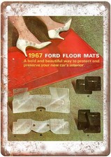 1967 Ford Accessories Vintage Auto Advertising Retro Look Metal Sign An1952 1967 Ford Accessories Vintage Auto Advertising Retro Look Metal Sign An1952