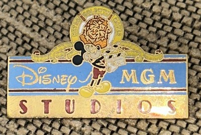 DISNEY PIN - Vintage 1987 Walt Disney MGM Studios logo pin