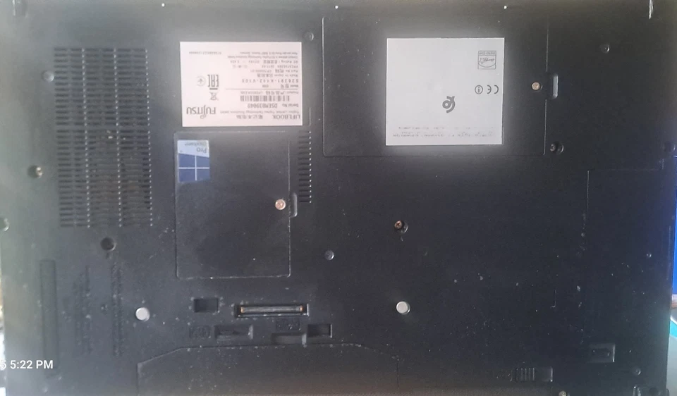 Windows 7 Notebook 32bit Fujitsu Lifebook 15,6" i5-6300u 4GB 256GB SSD DVD - Bild 2 von 3