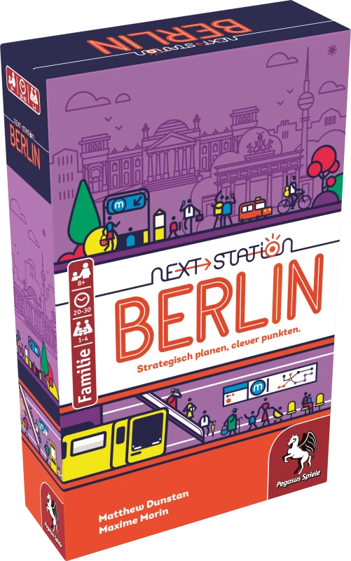 VORBESTELLUNG Next Station Berlin (DE) Brettspiel Flip-and-Write - Bild 1 von 2
