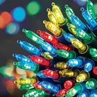 The Christmas Workshop 100 Multicoloured Christmas Tree Lights/Static Decorative
