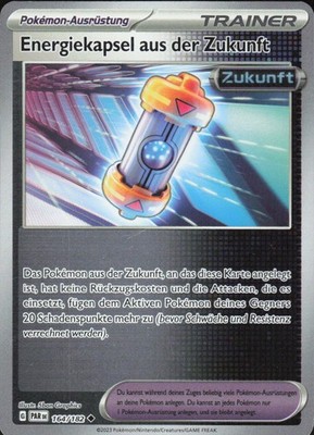 Energiekapsel aus der Zukunft Reverse Holo Ungewöhnlich Paradoxrift 164 NM