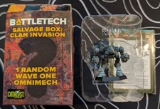BattleTech: Nova Prime/A (Black Hawk) BattleMech + Cards NEW Catlyst Game Labs