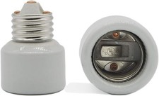 1x E26 to E26 Light Socket Porcelain Ceramic Screw Socket Lamp Holder Bulb Base