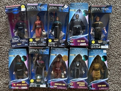 Menge 10 Playmates Star Trek 9'' Inch Figuren Neu im Karton Exclusives Warp Factor DS9