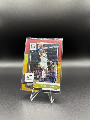 2022-23 Panini Donruss Optic - Jordan Clarkson #36 Red & Gold Wave Prizm /99