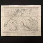 1899 Ordnance Survey Map 1 Inch To 1 Mile Sheet 136 Bala Corwen On Linen