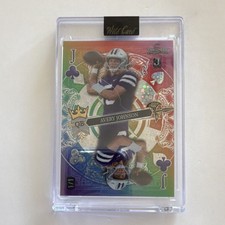 Wild Card Stacked Deck Avery Johnson One of One Football Card #SDPC-AJN