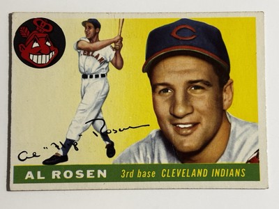   1955 Topps Cream Back #70 Al Rosen Indians - beautiful card