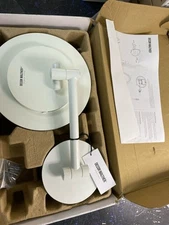 WS Bath WS 92WD WM 8.5" x 8.88" LED Wall Mirror, Matte White