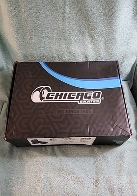 NEW CRS805 Chicago Skates Black Deluxe Men s Rink US Sz 5