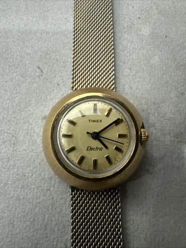 Vintage Timex Electric Ladies Dome Watch Non-Working West Germany