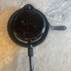 Griswold American No.8 Cast Iron Waffle Maker With Low Base Handled