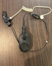 Motorola Solutions Bluetooth Mission-Critical Wireless PTT Earpiece Clear Cable