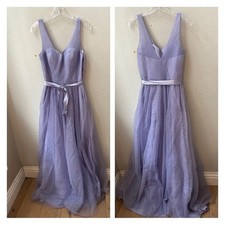 MORILEE by madeline gardner lavender purple evening prom wedding gown Flawed