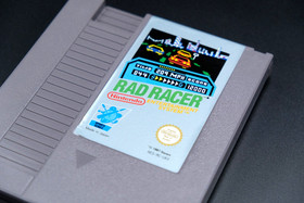 Rad Racer - Nintendo NES - UK PAL - cartridge only - cleaned & tested