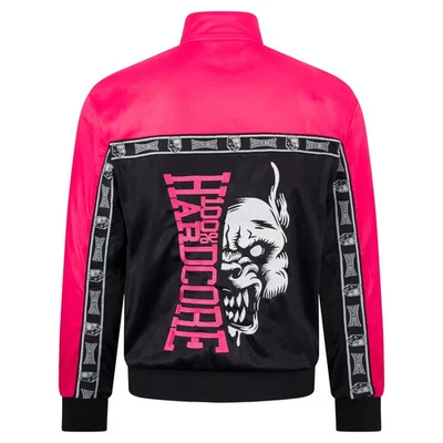 100% HARDCORE Herren Trainingsjacke „Essential“ | Pink | Gabber