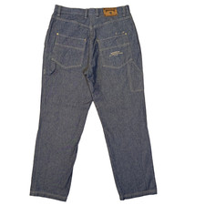 Y2K Rocawear Carpenter Jeans Mens 38 36 x34 Workwear Relaxed Embroidered Baggy